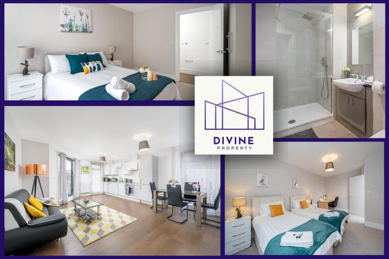 **New** Divine Apartments Slough High Street 2 Bed Bagian luar foto